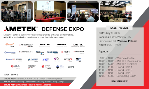 Zaproszenie na Defense Expo Ametek